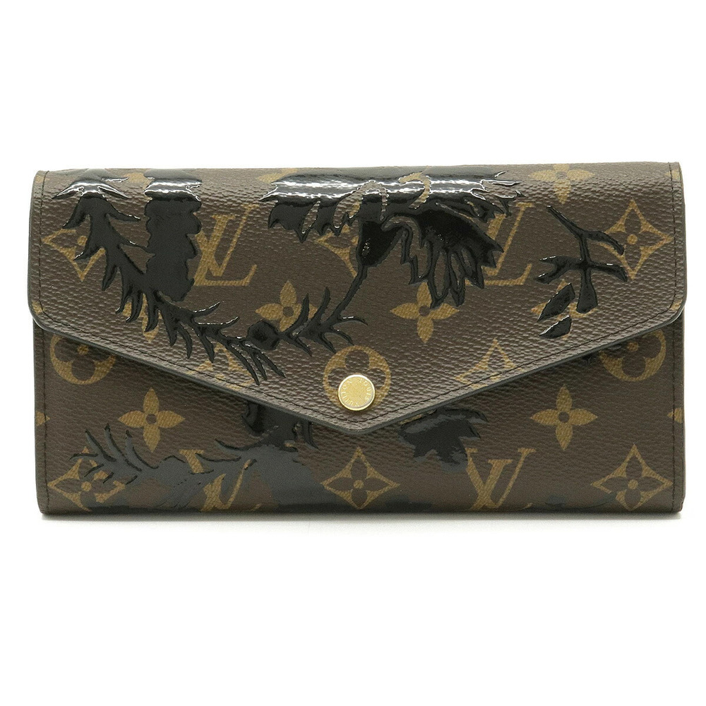 LOUIS VUITTON Blossom Portefeuille Sarah Floral Bi fold Long Wallet